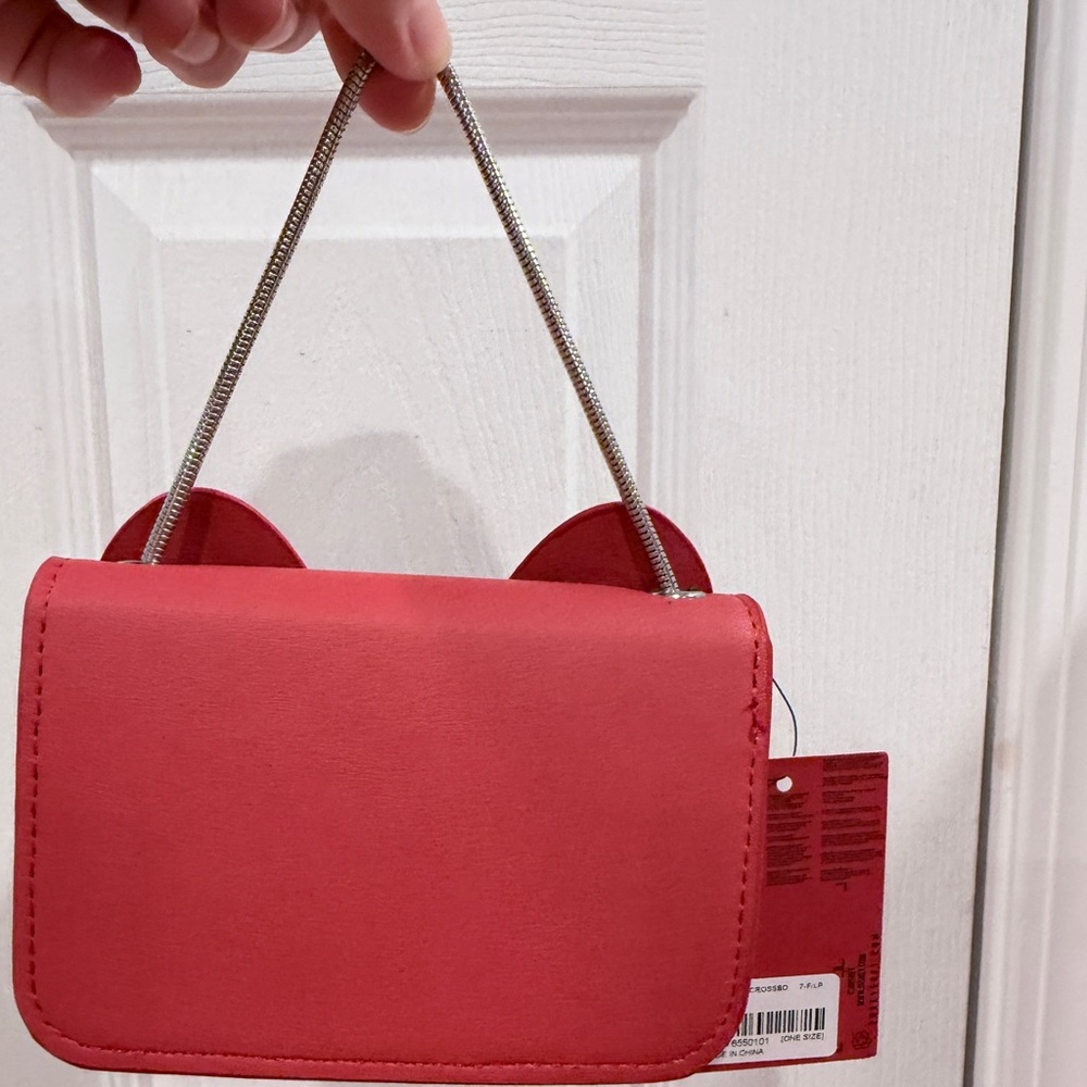 Disney x Forever 21 Red Mini Bag with Minnie Mouse Bow - Picture 5 of 9